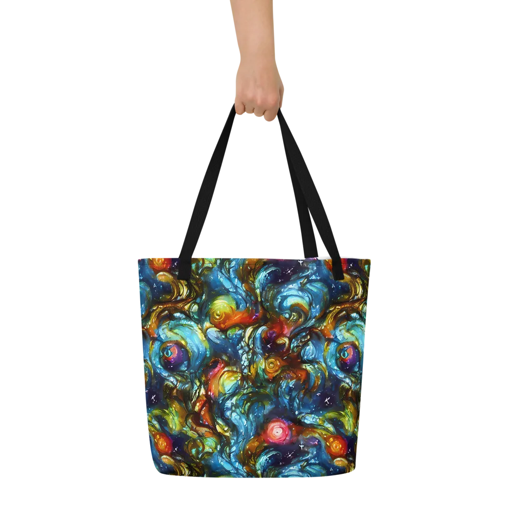 Aurora Alchemy on Large Tote Bag W/ Pocket — Front