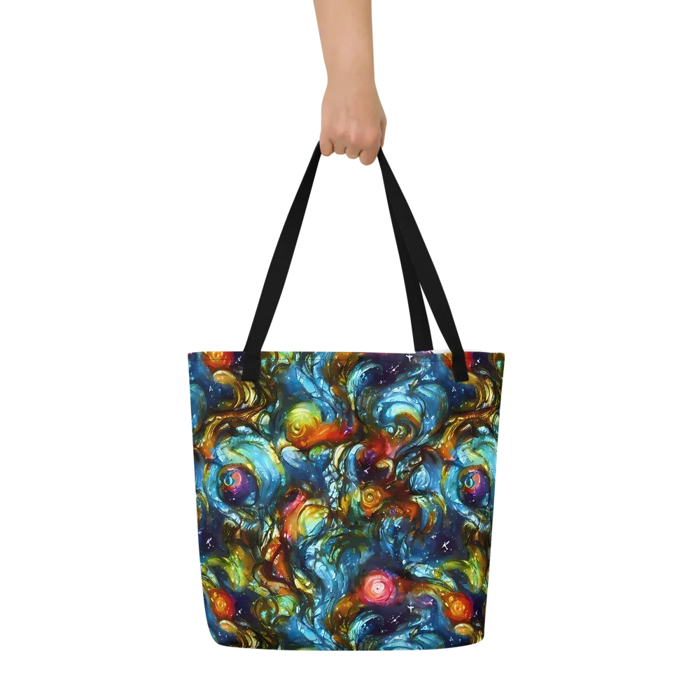 Aurora Alchemy on Large Tote Bag W/ Pocket — Front