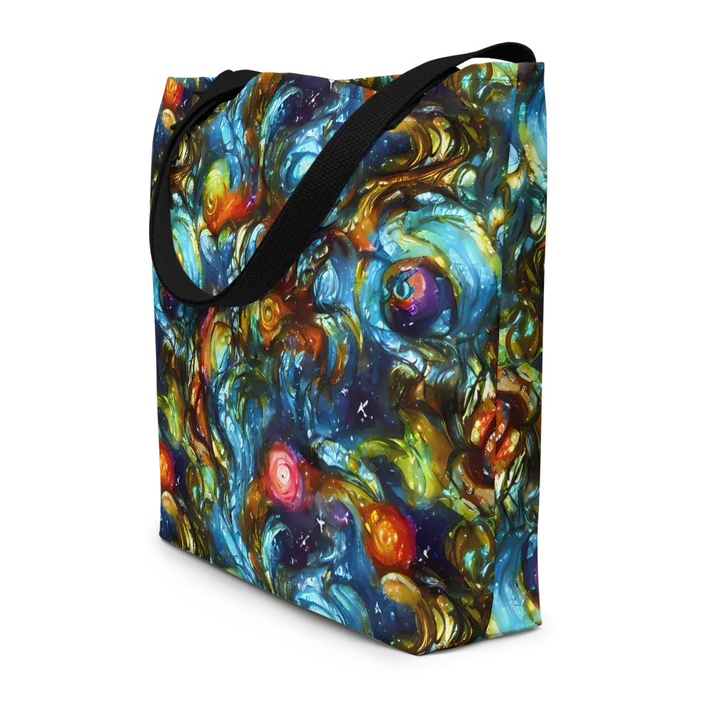 Aurora Alchemy on Large Tote Bag W/ Pocket — Front