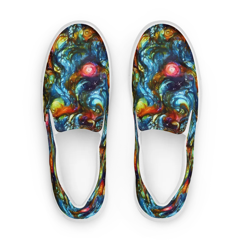 Aurora Alchemy on Women's Slip-On Canvas Shoes — Front