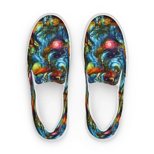 Aurora Alchemy on a Women's Slip-On Canvas Shoes
