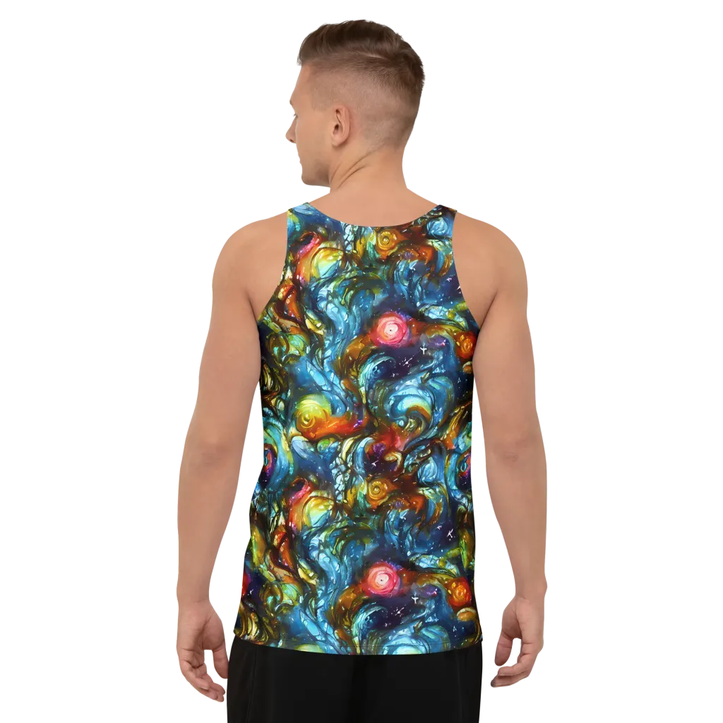 Aurora Alchemy on Men's Tank Top — Back