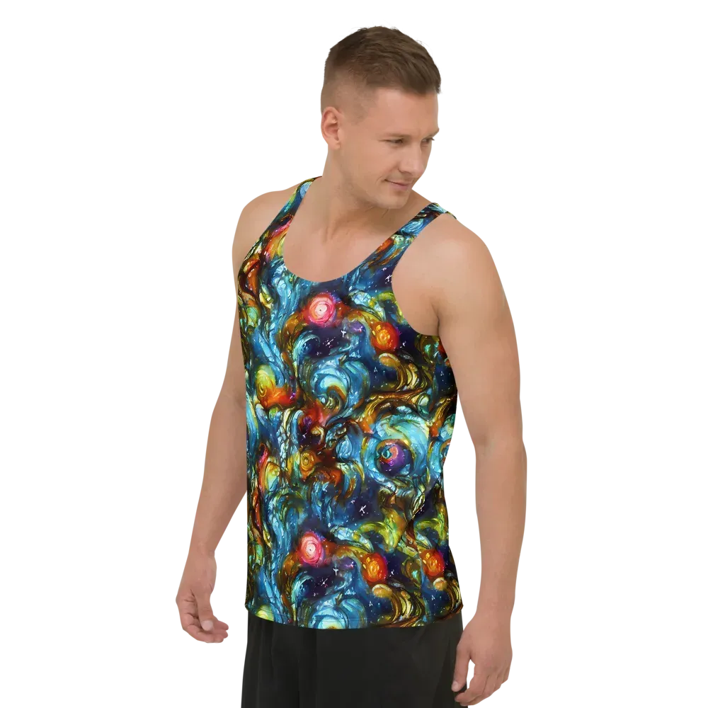 Aurora Alchemy on Men's Tank Top — Left Front