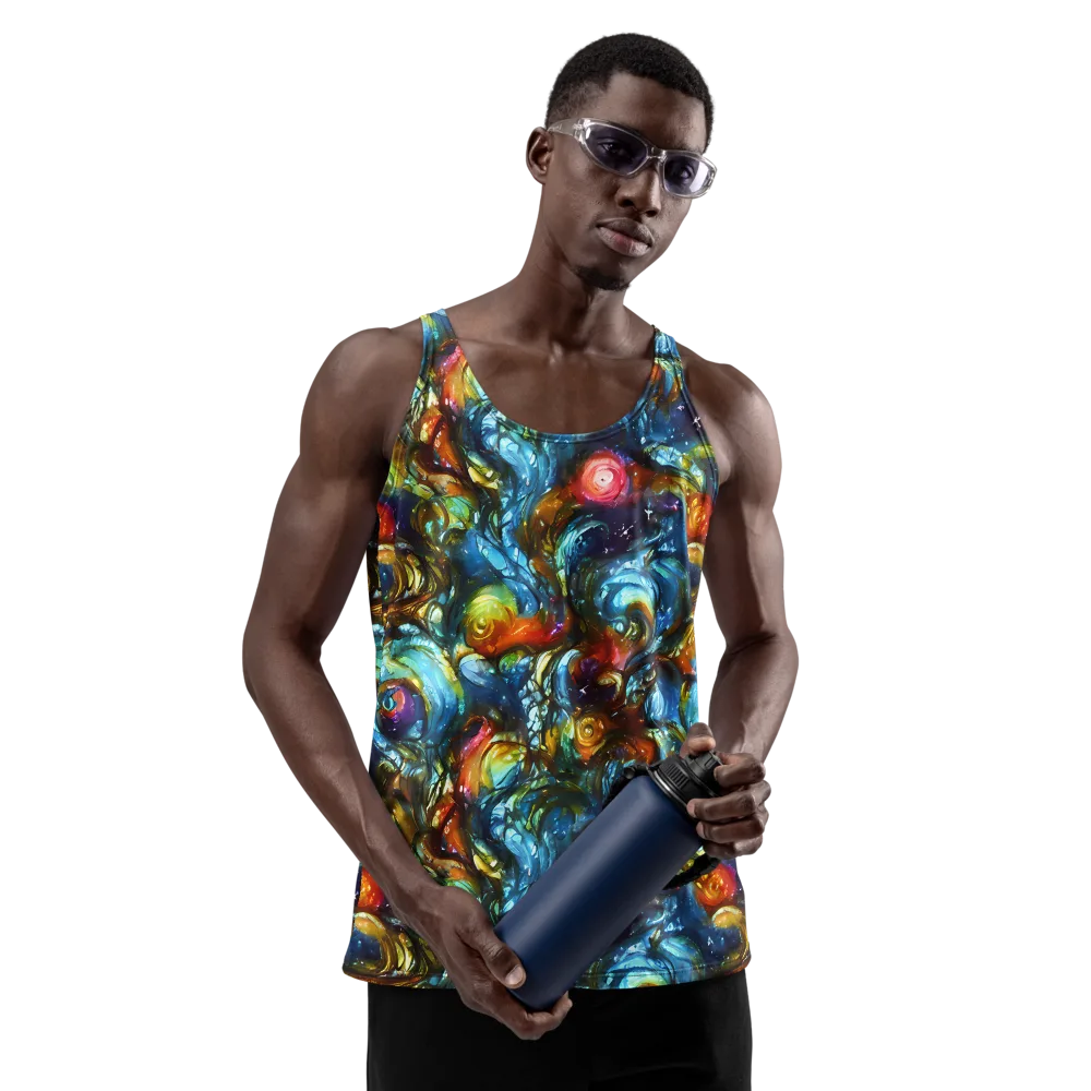 Aurora Alchemy on Men's Tank Top — Front