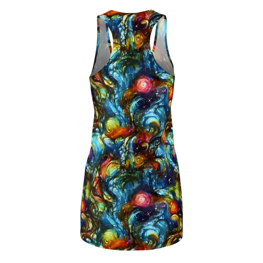 Aurora Alchemy on Racerback Dress — Back