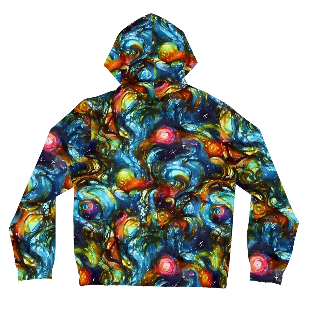 Aurora Alchemy on Women's Full-Zip Hoodie — Back
