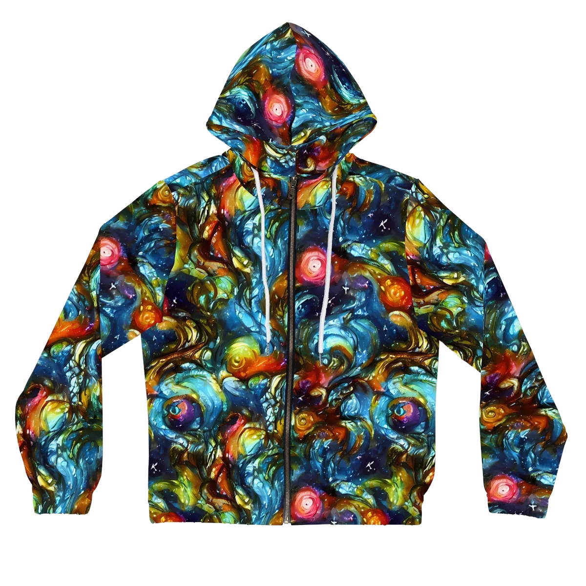 Aurora Alchemy on Women's Full-Zip Hoodie — Front
