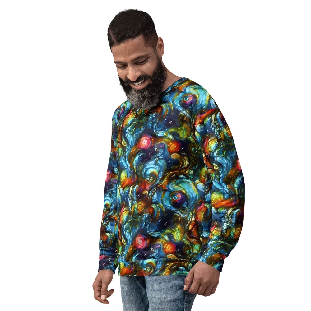 Aurora Alchemy on Sweatshirt — Left Front