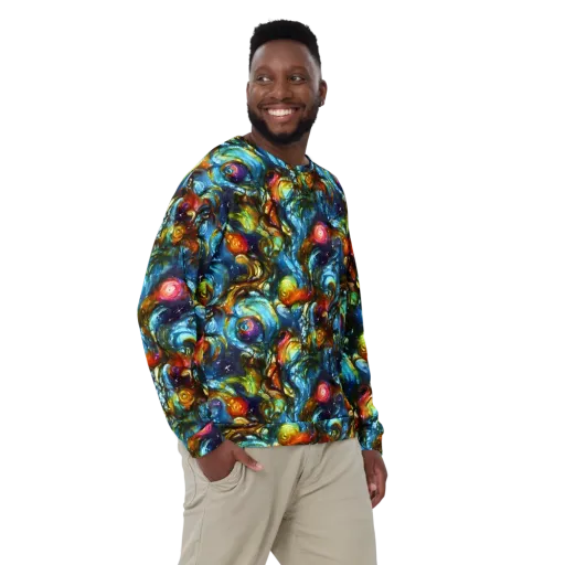 Aurora Alchemy on a Sweatshirt