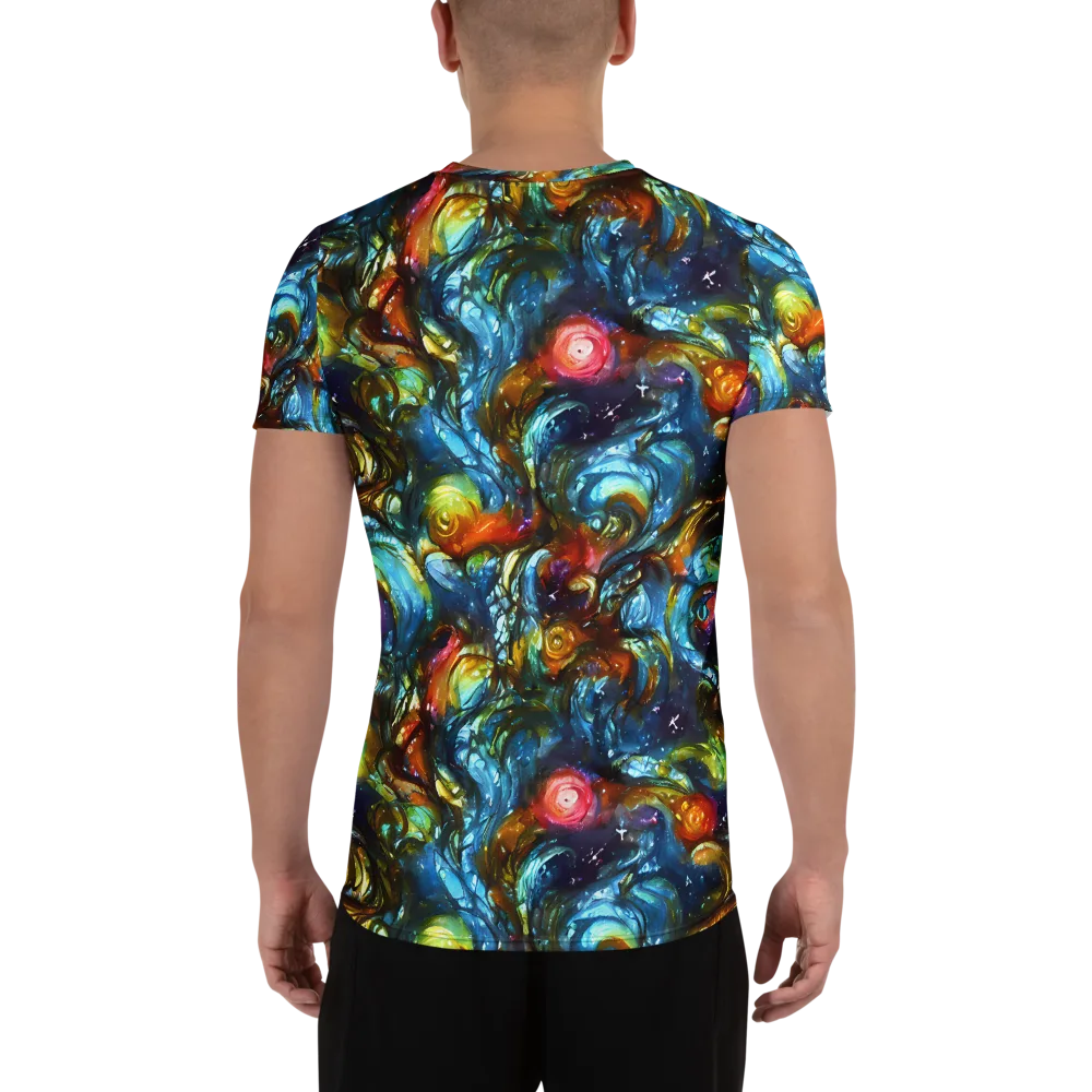 Aurora Alchemy on Men's Athletic T-Shirt — Back