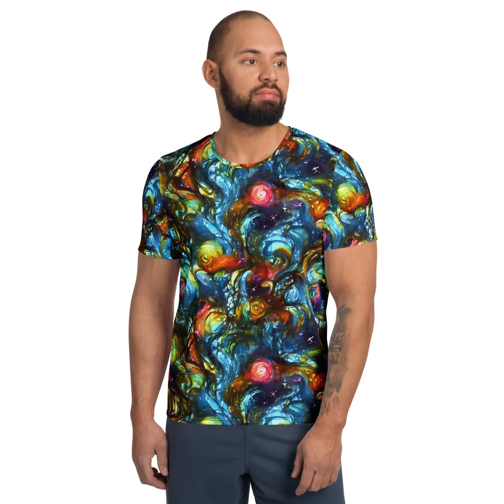 Aurora Alchemy on Men's Athletic T-Shirt — Front