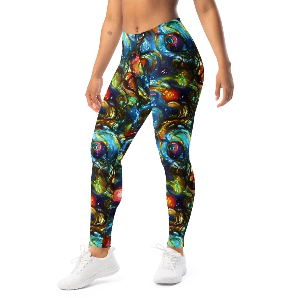 Aurora Alchemy on Leggings — Left Front