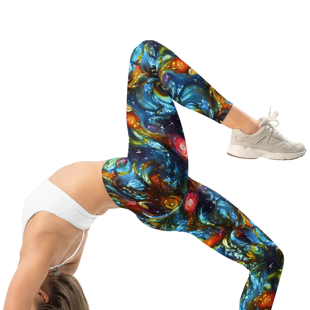 Aurora Alchemy on Leggings — Right