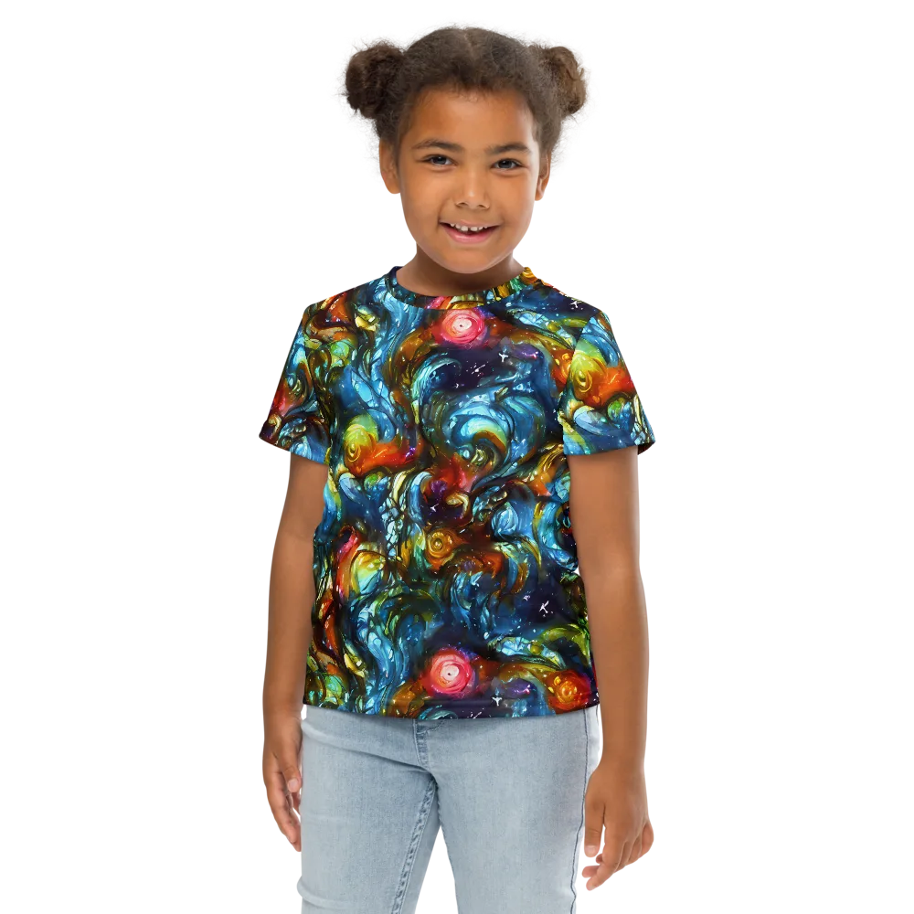 Aurora Alchemy on Kids Crew Neck T-Shirt — Front
