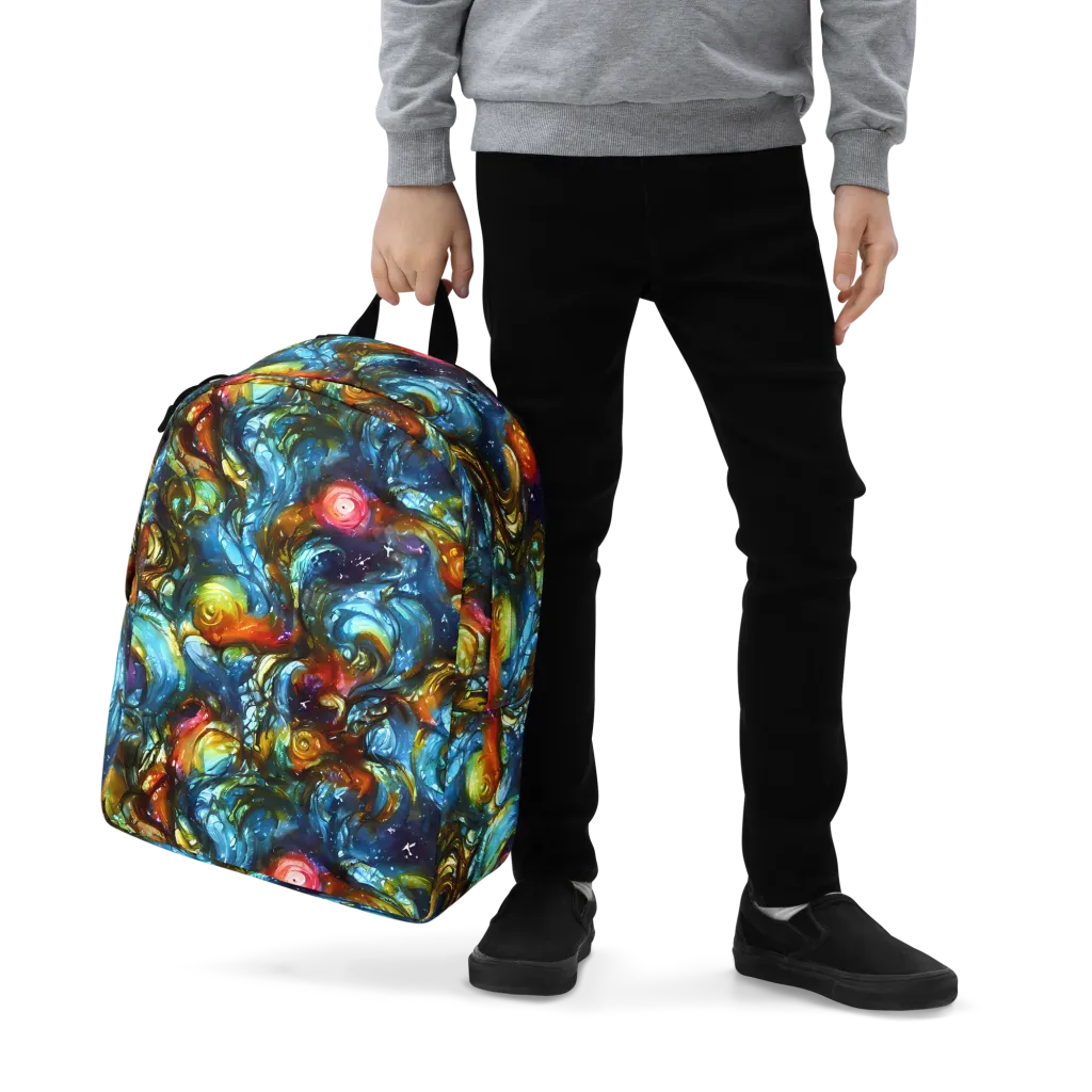 Aurora Alchemy on Minimalist Backpack — Zoomed-in