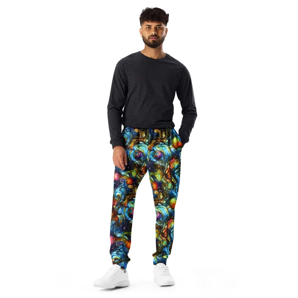 Aurora Alchemy on Men's Joggers — Front