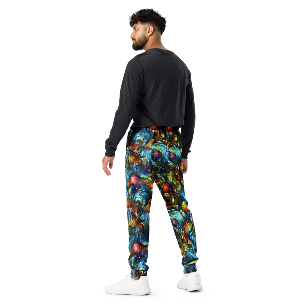 Aurora Alchemy on Men's Joggers — Back