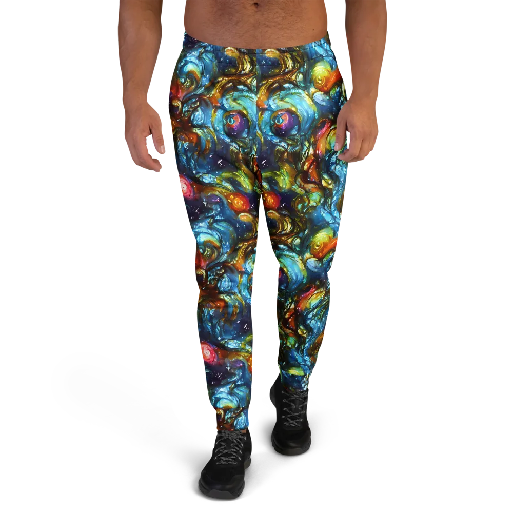 Aurora Alchemy on Men's Joggers — Front