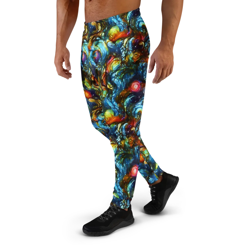 Aurora Alchemy on Men's Joggers — Left