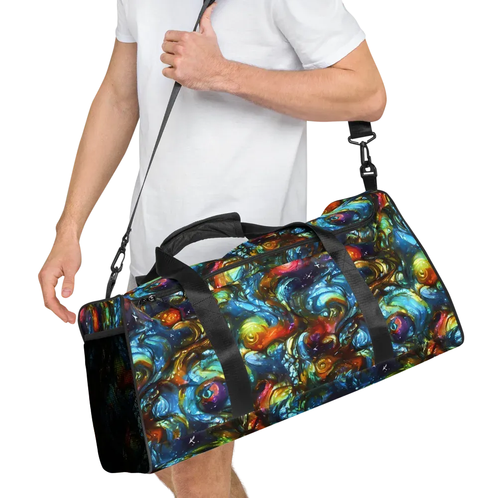Aurora Alchemy on Duffle Bag — Right Front