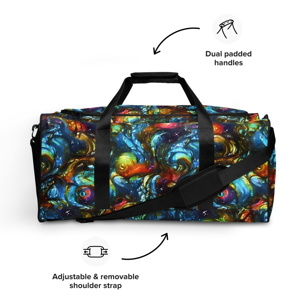 Aurora Alchemy on Duffle Bag — Front