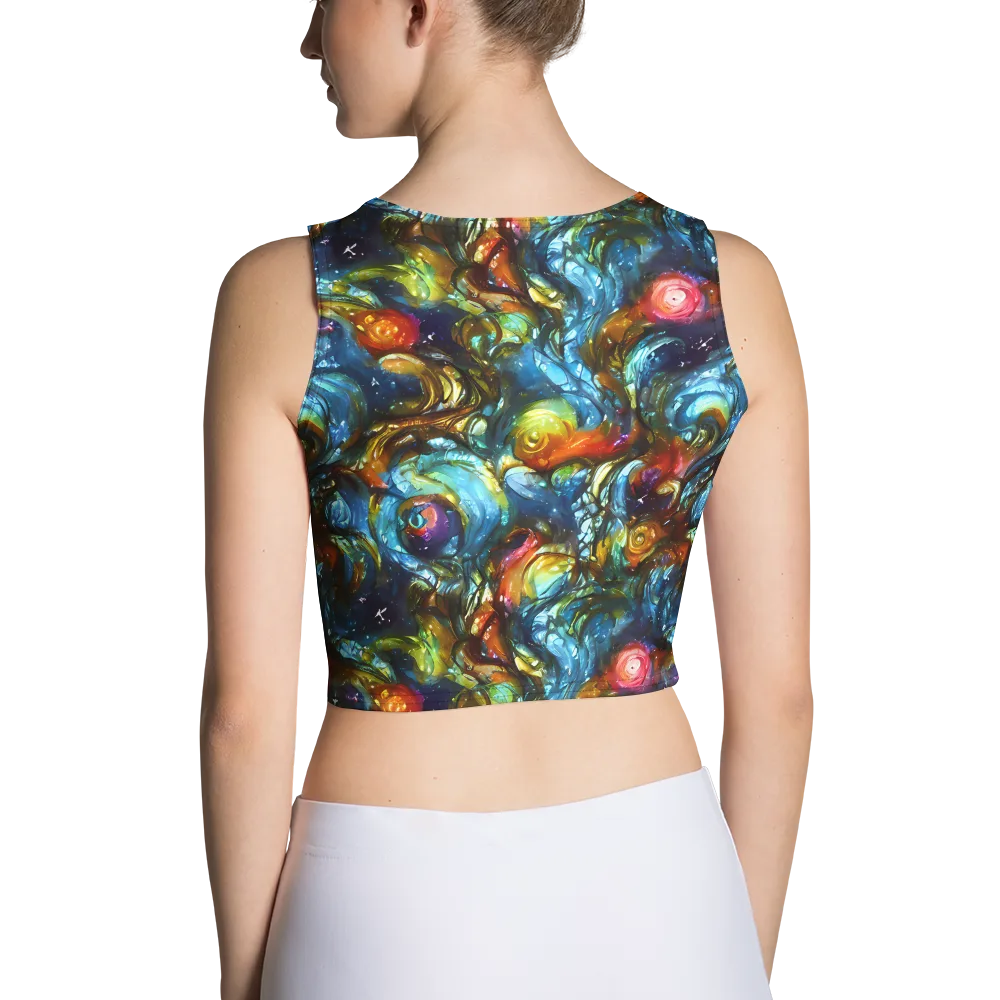 Aurora Alchemy on Crop Top — Back
