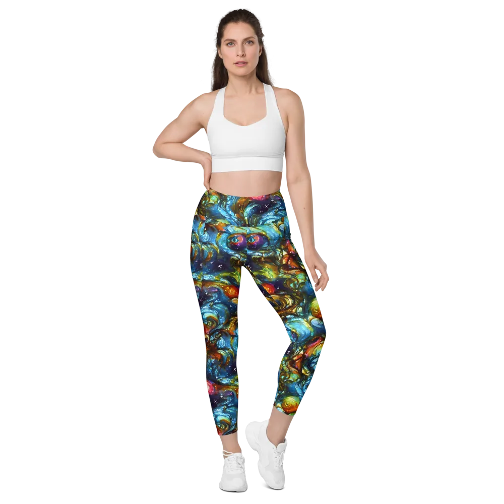 Aurora Alchemy on Leggings with Pockets — Front