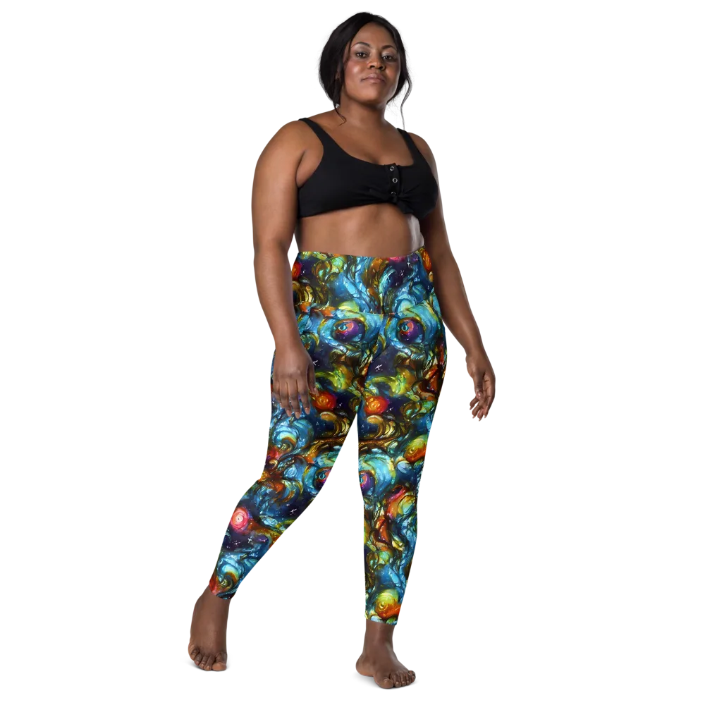Aurora Alchemy on Leggings with Pockets — Front