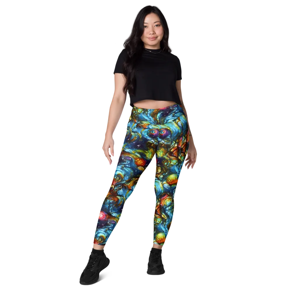 Aurora Alchemy on Leggings with Pockets — Front