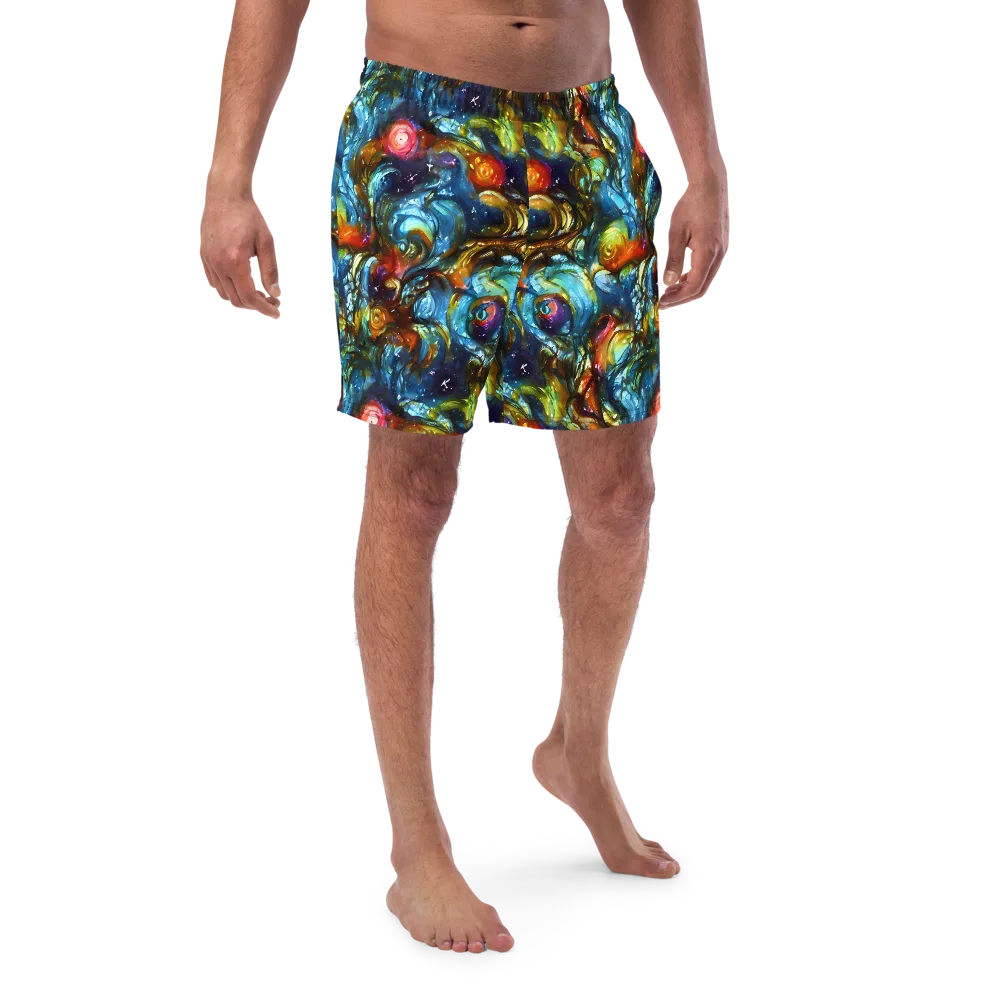 Aurora Alchemy on Swim Trunks — Front