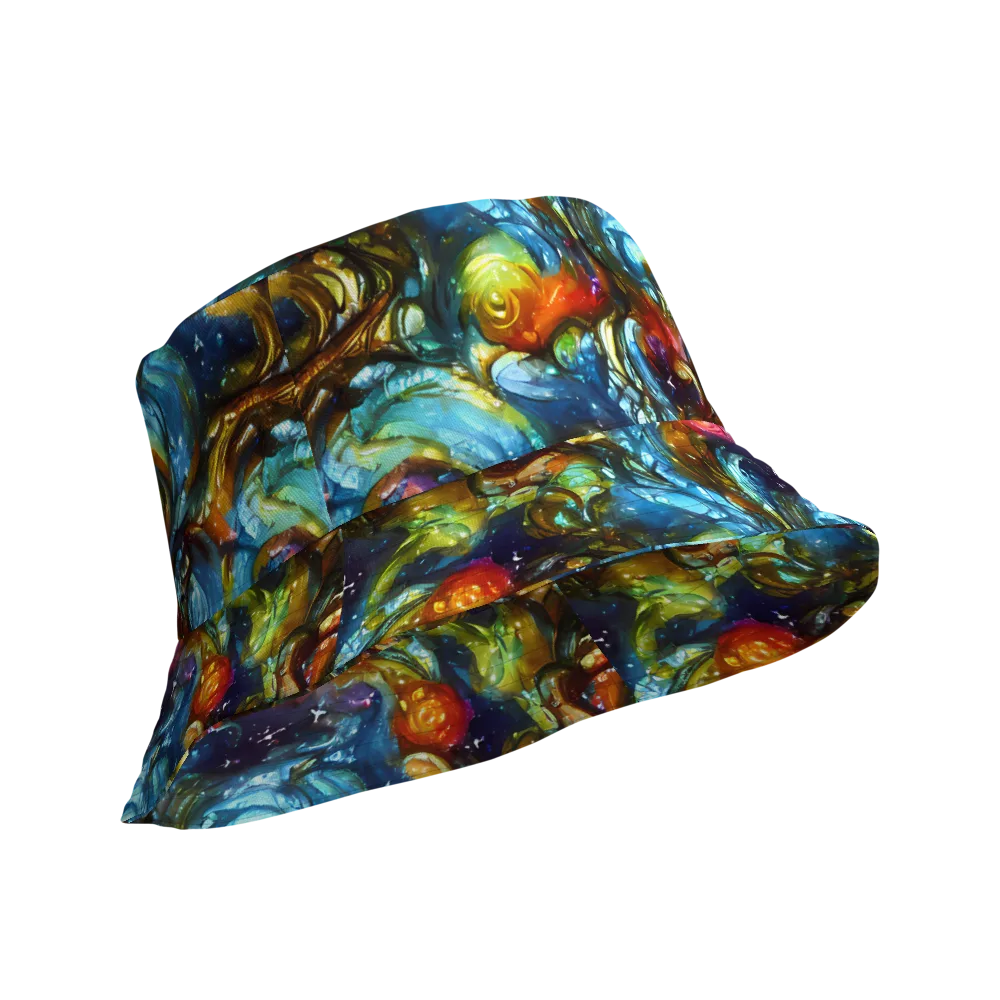 Aurora Alchemy on Reversible Bucket Hat — Product details Outside