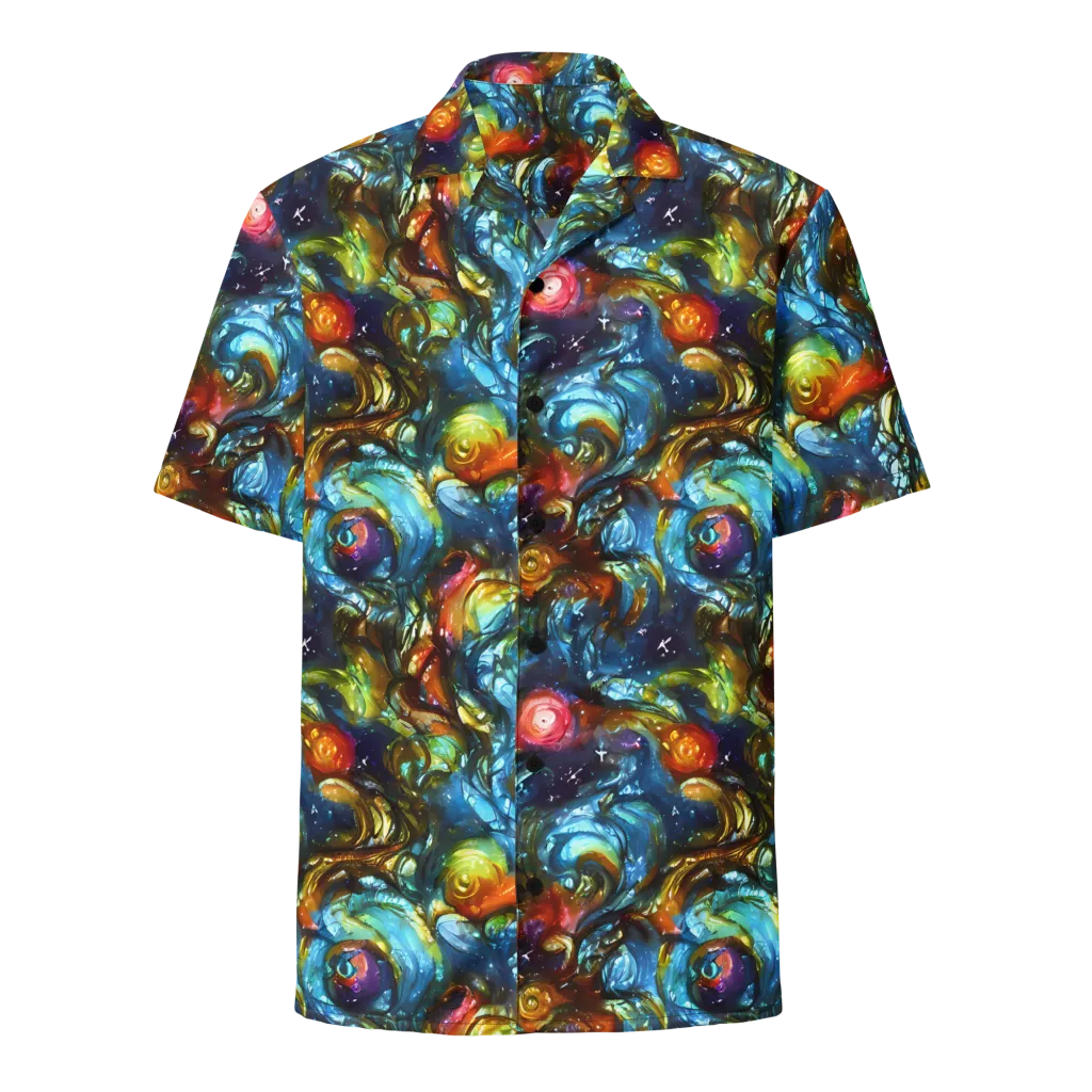 Aurora Alchemy on Button Shirt — Front