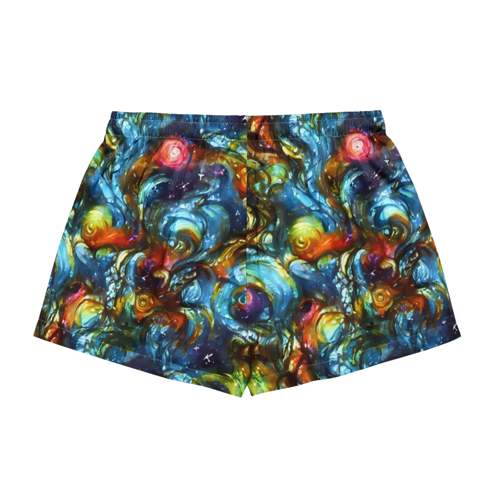 Aurora Alchemy on Women's Pajama Shorts — Back