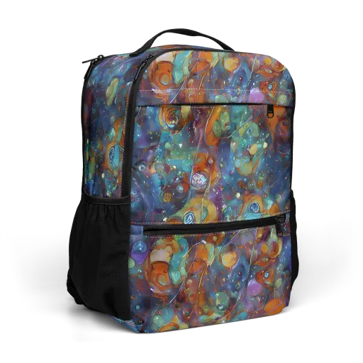 Sapphire Menagerie on a Utility Backpack
