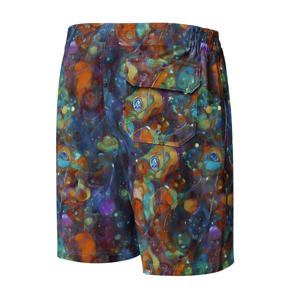 Sapphire Menagerie on Men's Board Shorts — Back