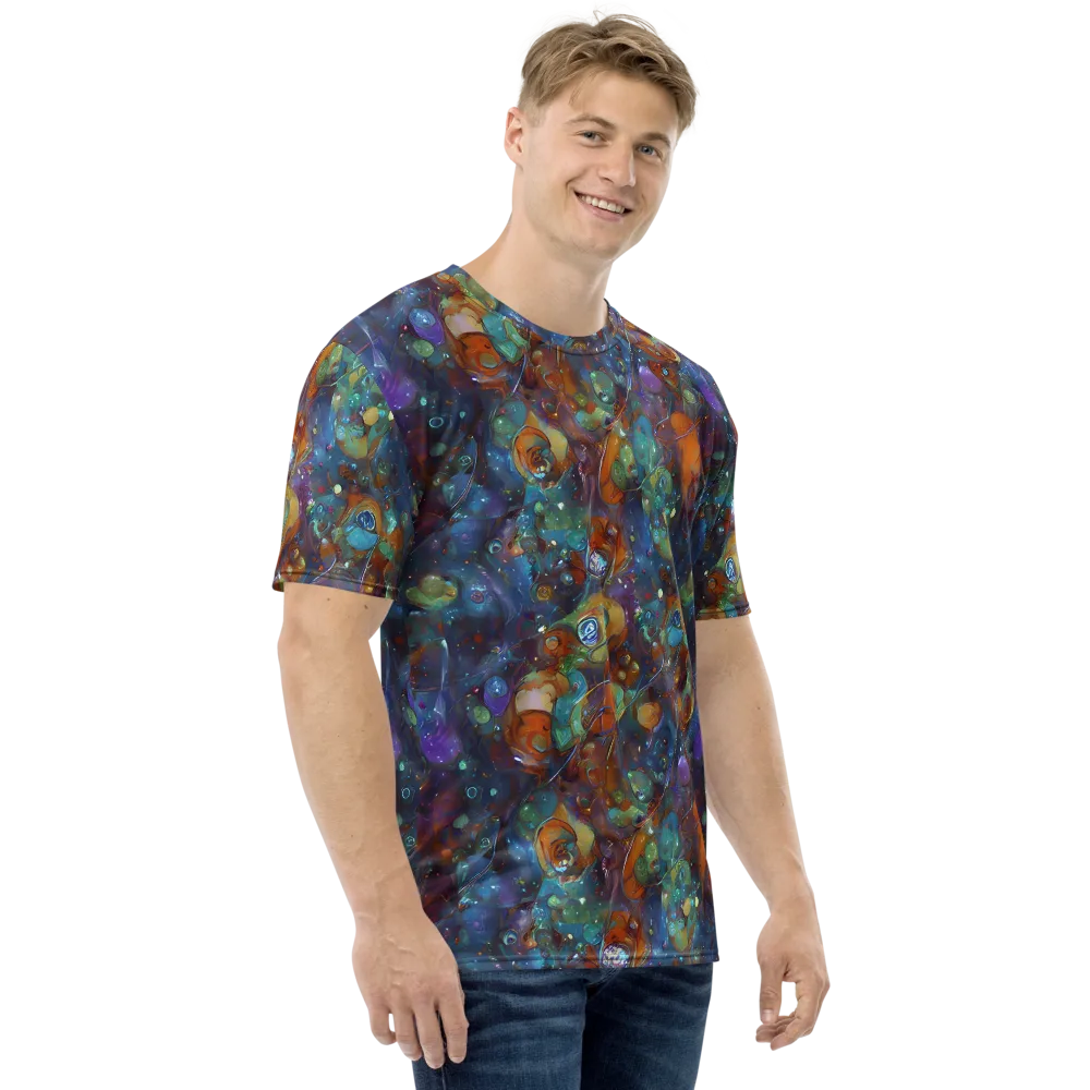 Sapphire Menagerie on Men's Crew Neck T-Shirt — Right