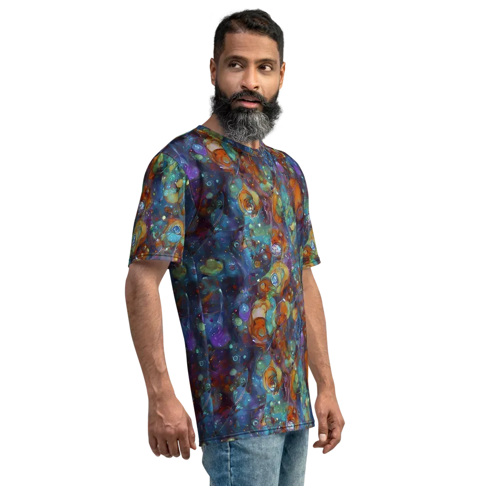 Sapphire Menagerie on Men's Crew Neck T-Shirt — Right