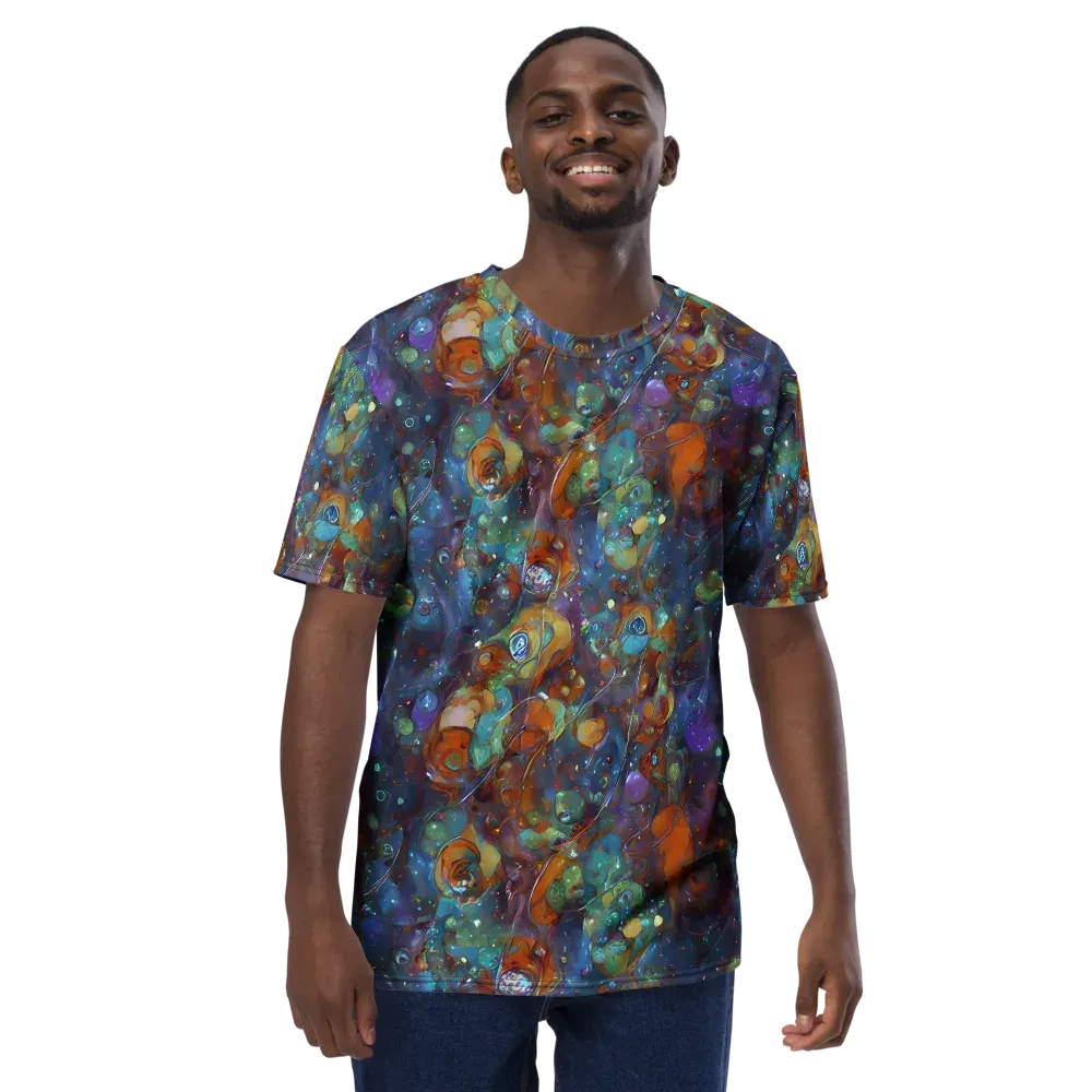 Sapphire Menagerie on Men's Crew Neck T-Shirt — Front
