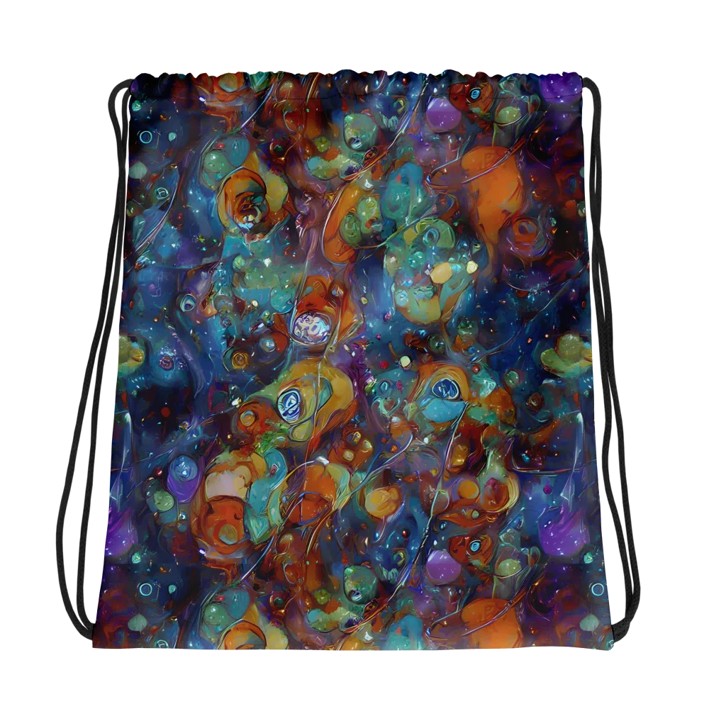 Sapphire Menagerie on Drawstring Bag — Photo