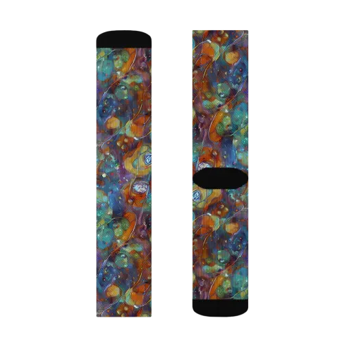 Sapphire Menagerie on a Socks