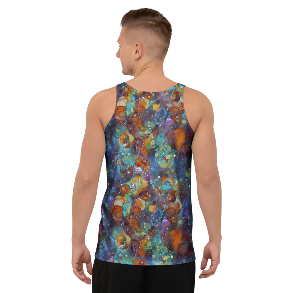 Sapphire Menagerie on Men's Tank Top — Back