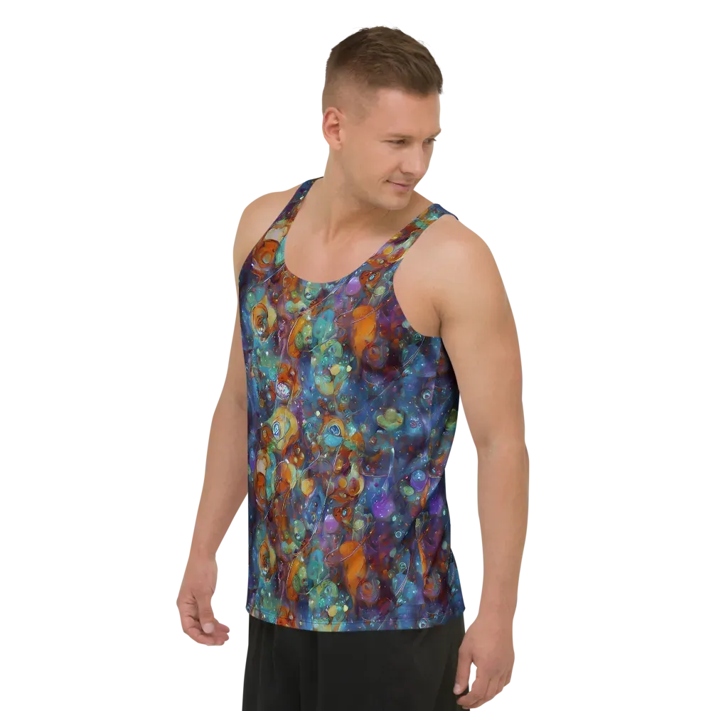 Sapphire Menagerie on Men's Tank Top — Left Front