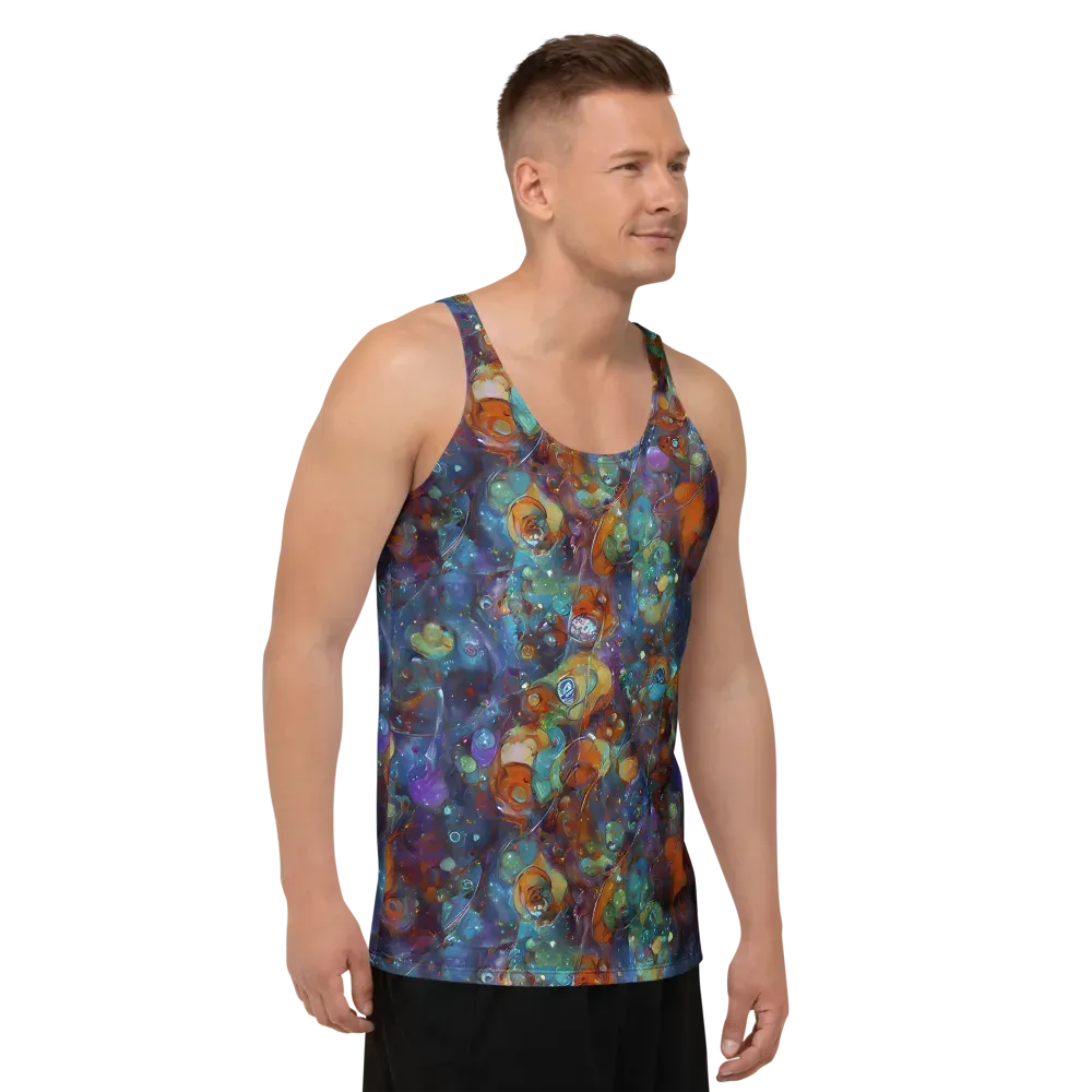 Sapphire Menagerie on Men's Tank Top — Right Front