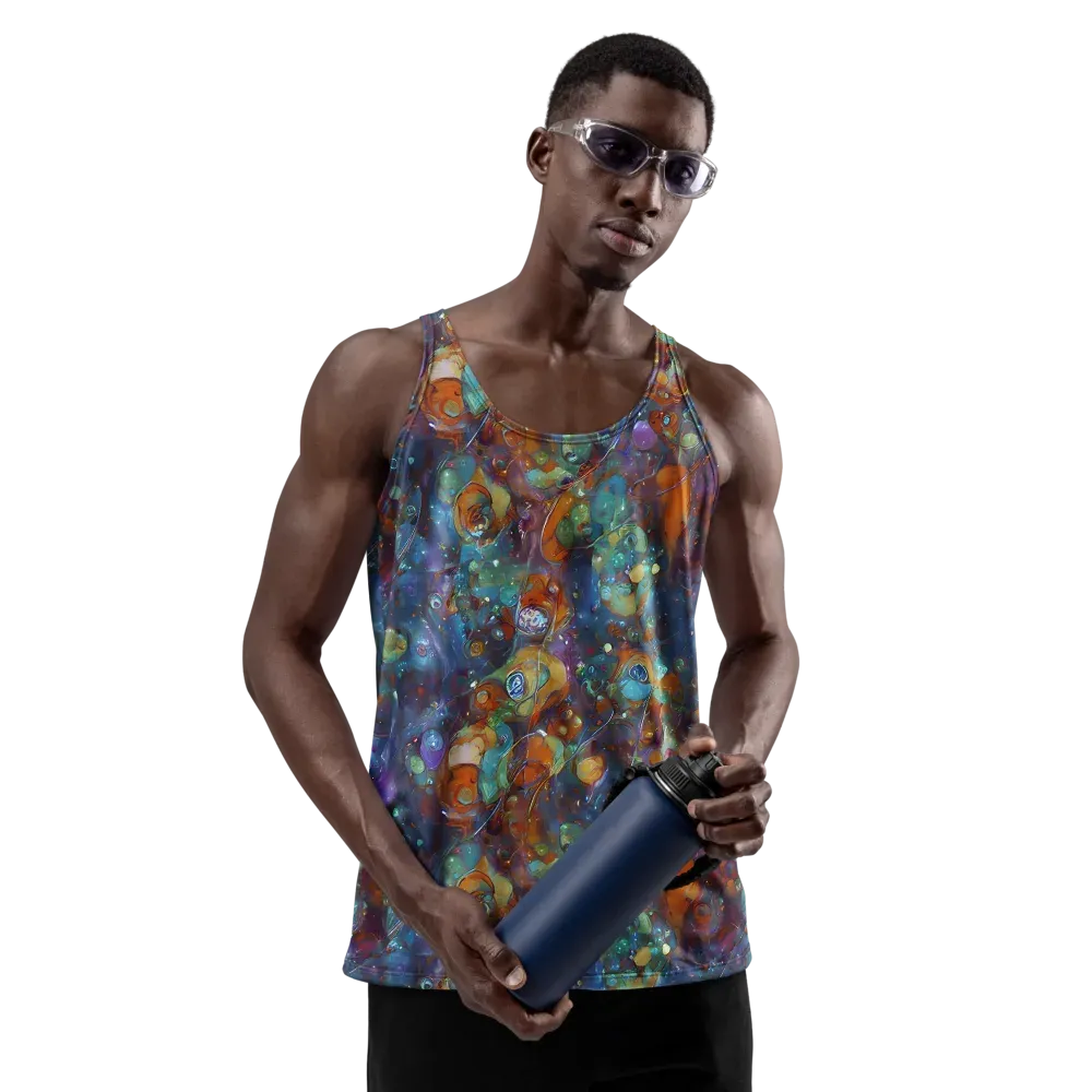 Sapphire Menagerie on Men's Tank Top — Front