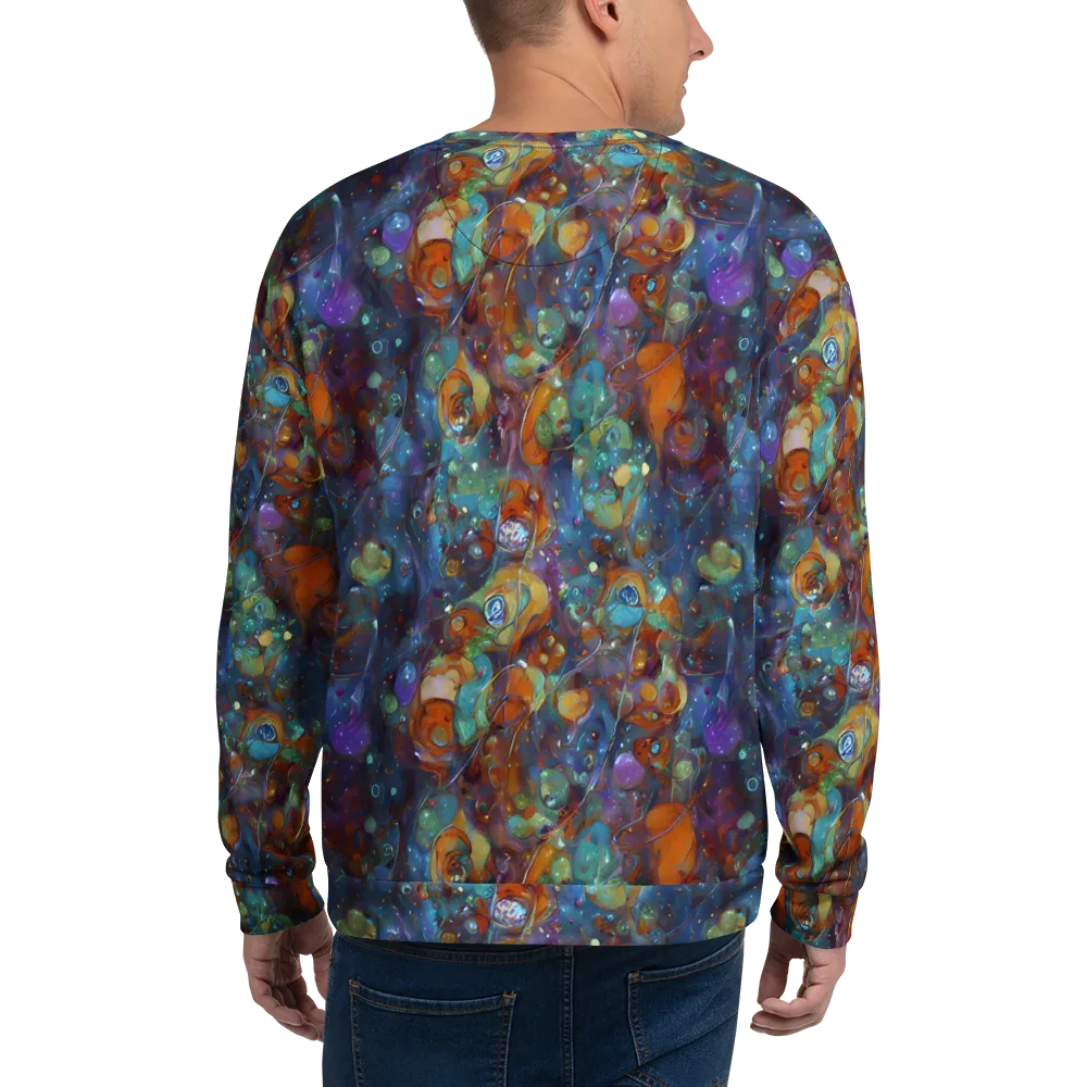 Sapphire Menagerie on Sweatshirt — Back