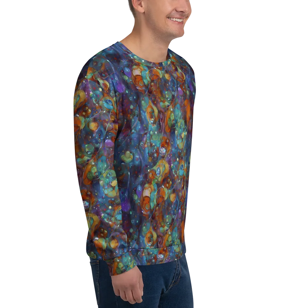 Sapphire Menagerie on Sweatshirt — Right Front
