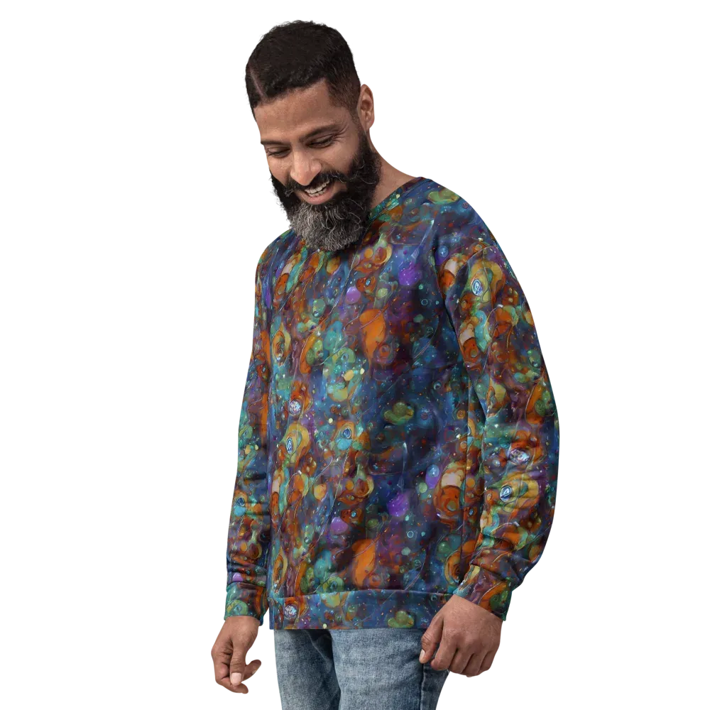 Sapphire Menagerie on Sweatshirt — Left Front