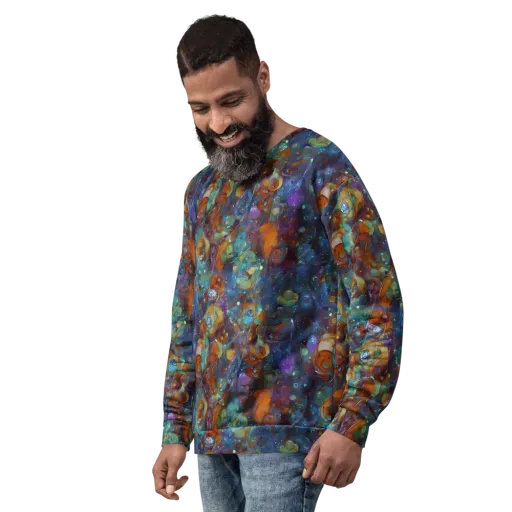Sapphire Menagerie on a Sweatshirt