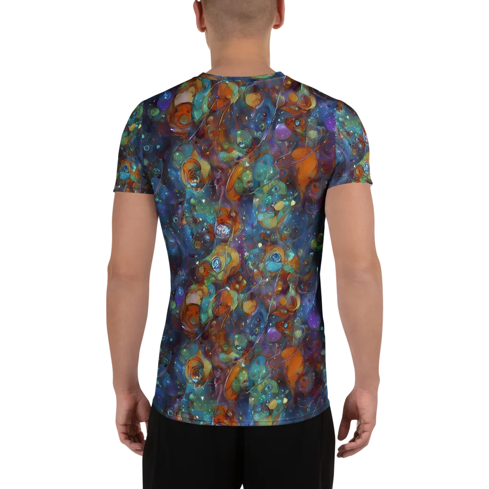 Sapphire Menagerie on Men's Athletic T-Shirt — Back