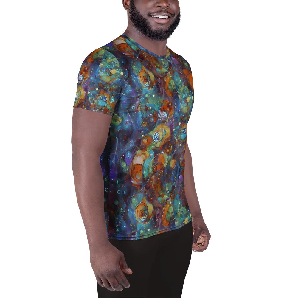 Sapphire Menagerie on Men's Athletic T-Shirt — Right